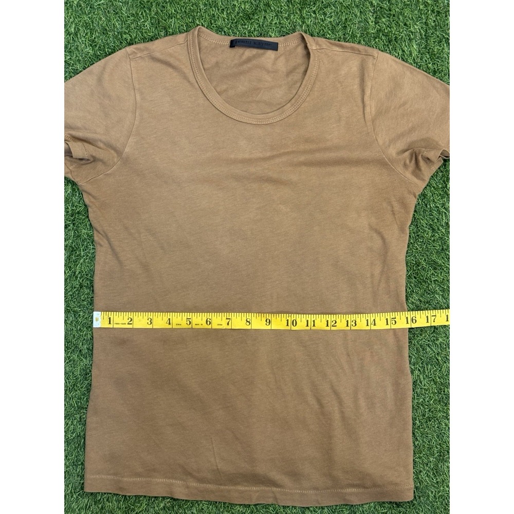 Jenni Kayne Shirt Womens XS 100% Cotton Crew Neck T-Shirt Made in USA - Picture 10 of 12